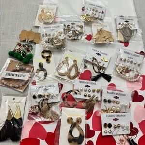 Huge Bundle Fashion Earrings Set